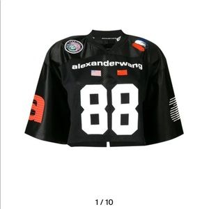 Alexander Wang 2019 Cropped Football Jersey